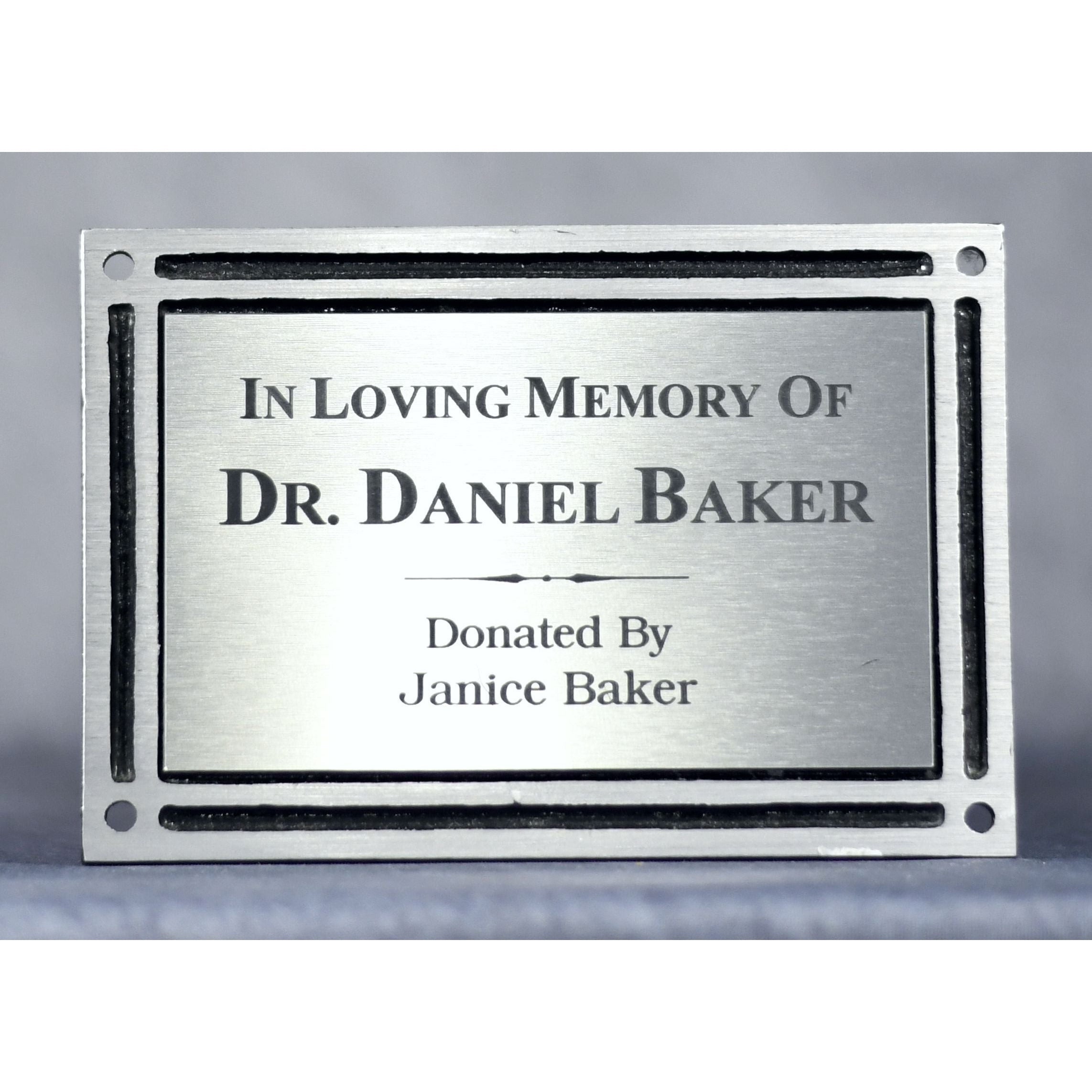 Cast Aluminum Bronze Plaque