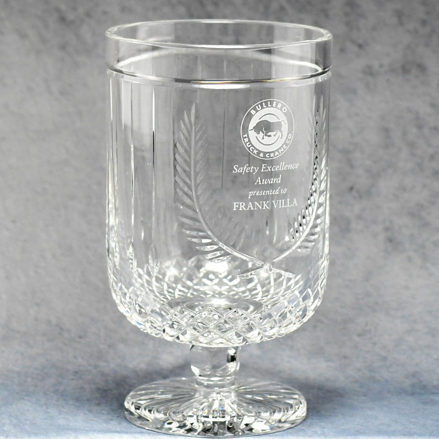 Crystal Laurel Wreath Cup